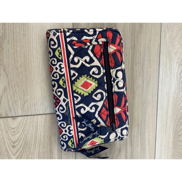 Vera Bradley Turn Lock Wallet‎ Clutch Geometric Quilted Fabric Womens - Picture 2 of 4